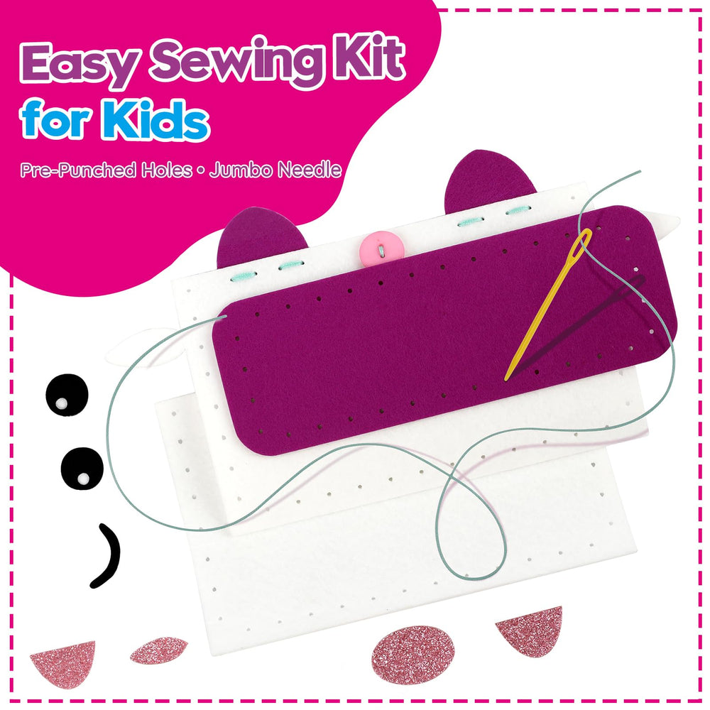 SparkleMe bear card holder demonstrates practical sewing for learning