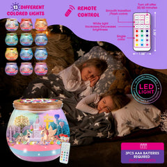 SparkleMe Unicorn Terrarium Kit DIY assembly inspires at-home creativity.