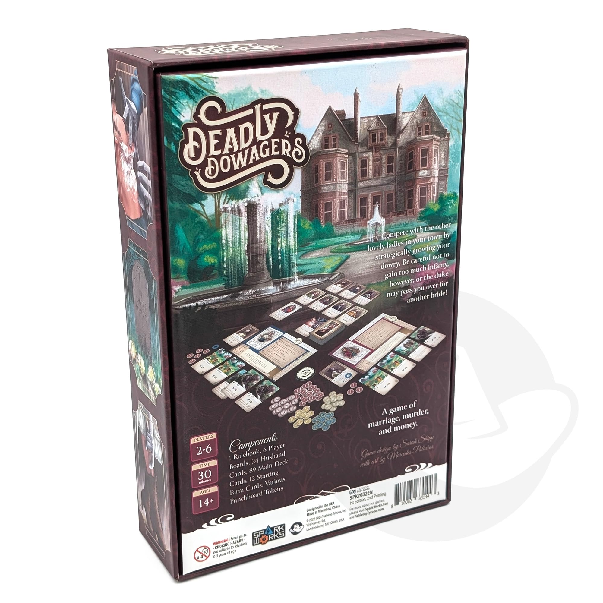 SparkWorks Deadly Dowagers cards set highlights quirky characters for strategic drafting.