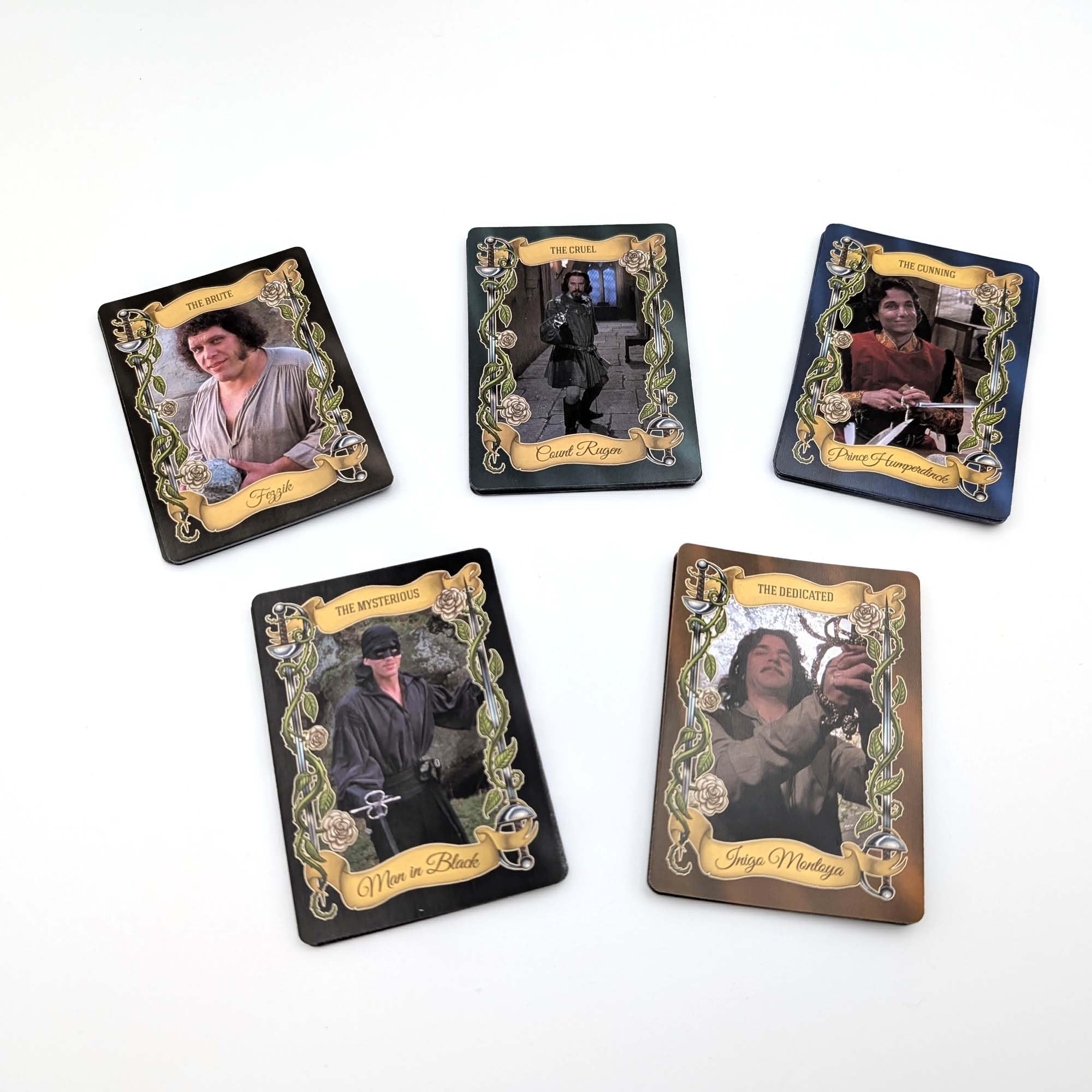 SparkWorks Princess Bride game setup shows ready-to-play components.