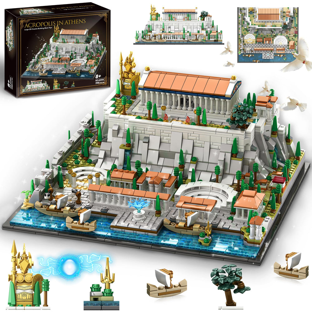 SpblastB Acropolis assembled model for desk display and conversation starter