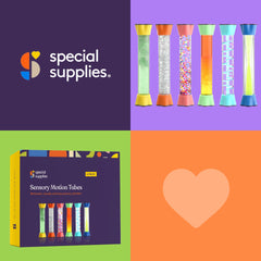 Special Supplies six-tube gift set makes a playful surprise for birthdays or holidays.