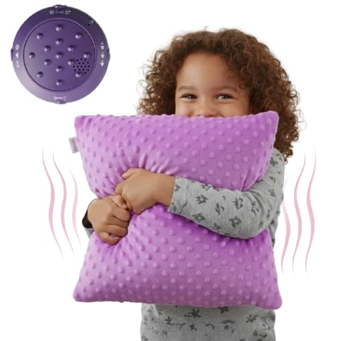Special Supplies huggable vibrating pillow offers gentle sensory support.