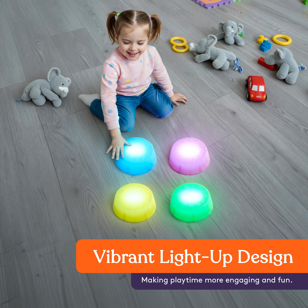 Special Supplies LED stones provide durable indoor-outdoor play surfaces.