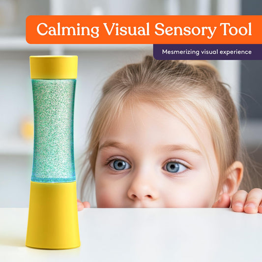 Special Supplies light-up tube glows in vibrant colors to support focus.