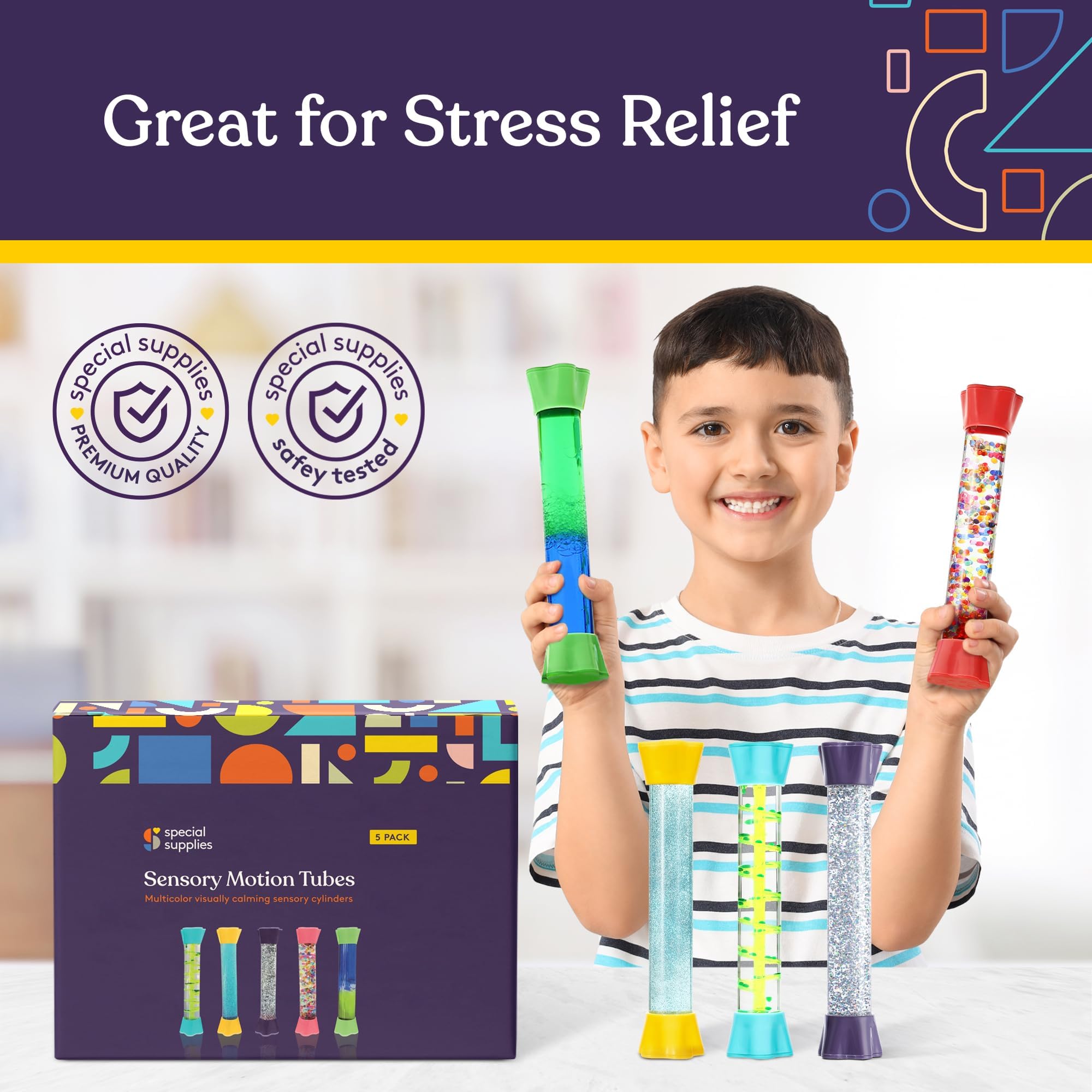 Special Supplies liquid motion bubblers for kids to explore colors safely.