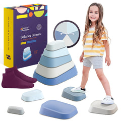 Special Supplies Ocean stepping stones five-piece set arranged for balance practice