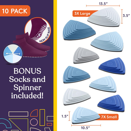 Special Supplies Ocean stones display seven colors for bright, engaging activity