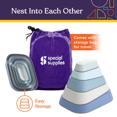 Special Supplies Ocean stepping stones with non-slip edge for safe play