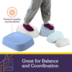 Special Supplies Ocean stepping stones outdoors on grass for playful adventures