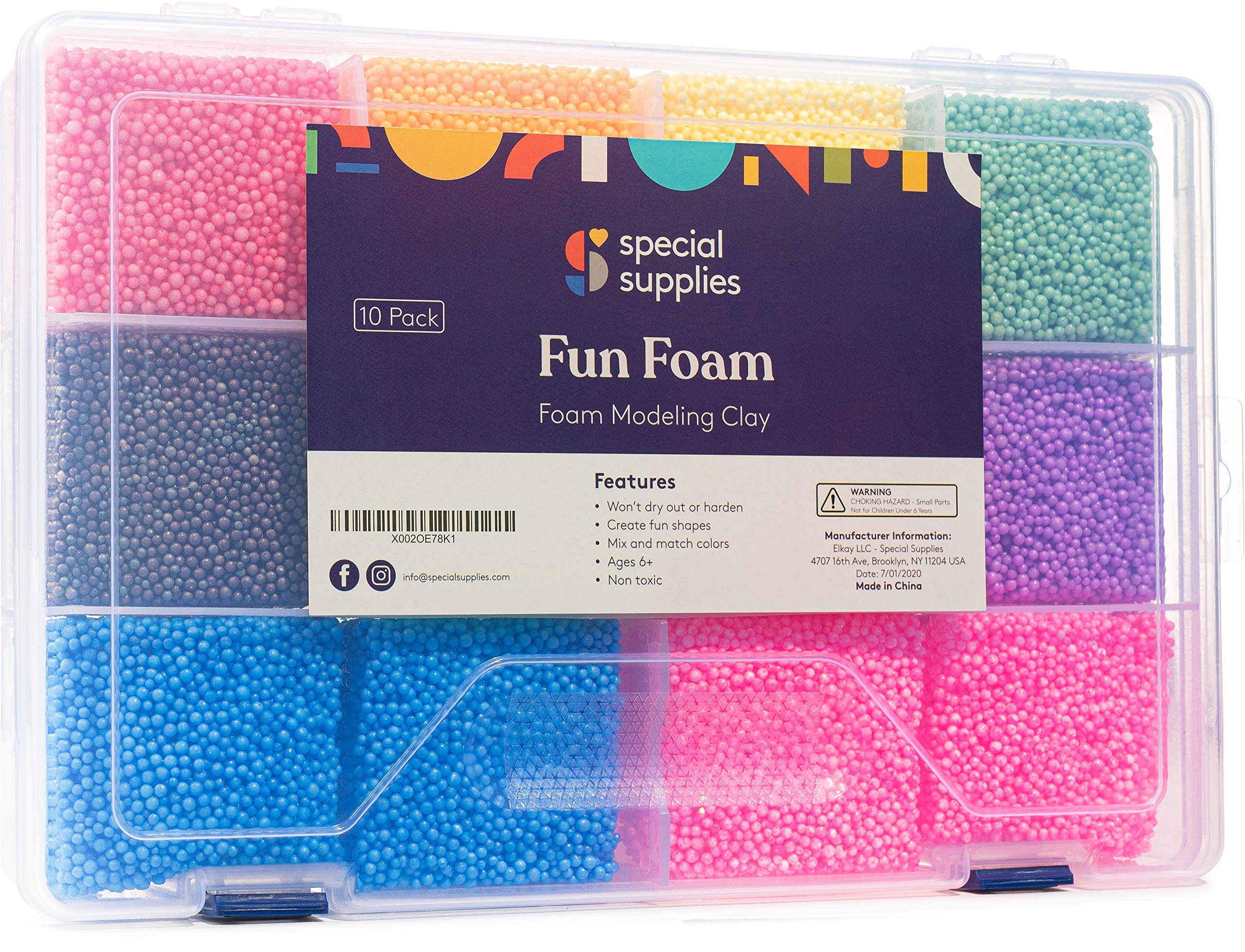 Special Supplies reusable container keeps beads organized for classroom or home