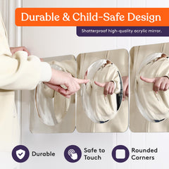 Special Supplies Bubble Mirror adds retro decor while supporting calm, focused play.
