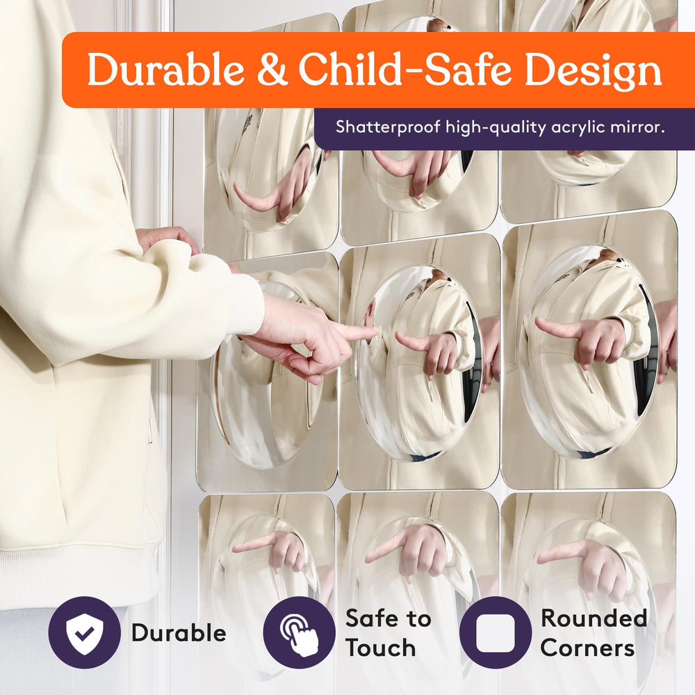 Special Supplies Sensory Bubble Wall Mirror room decor for playful, reflective discovery.