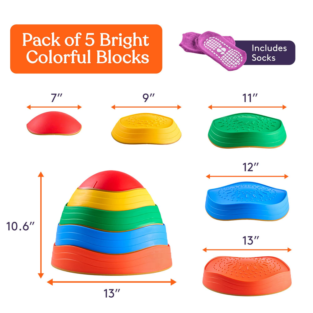 Special Supplies stepping stones colorful blocks encourage imaginative play with vibrant colors