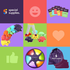 Special Supplies stepping stones colorful design promotes imaginative play indoors.