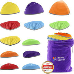 Special Supplies stepping stones color palette promotes balance and coordination during active play.