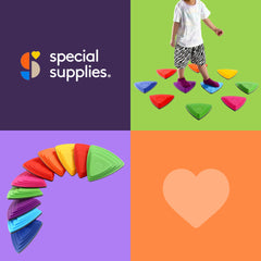 Special Supplies stepping stones kid-friendly rubber for sensitive skin