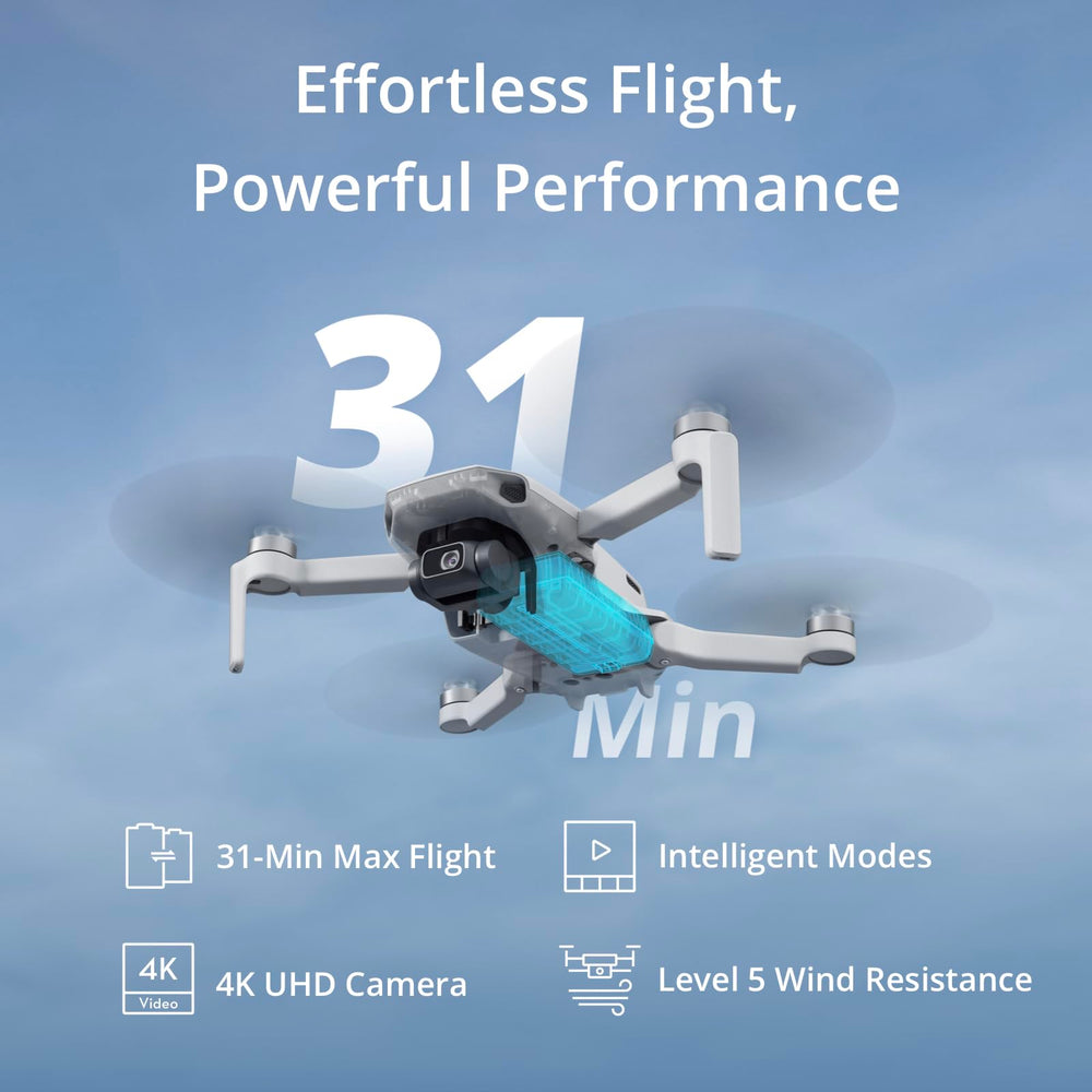 SPECTA Mini Drone delivers up to 31 minutes of flight time