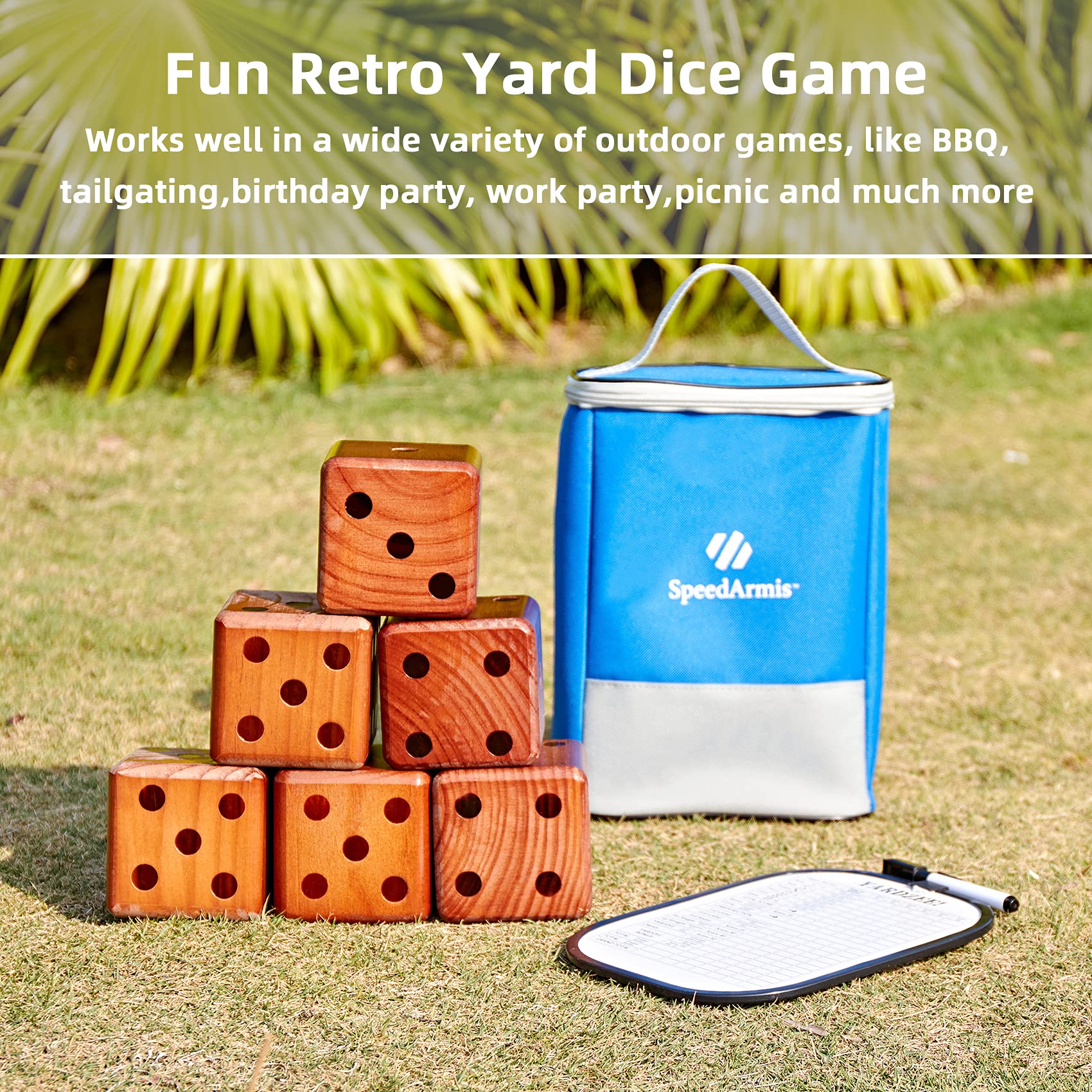 SpeedArmis carry bag enables easy transport to beach or park.