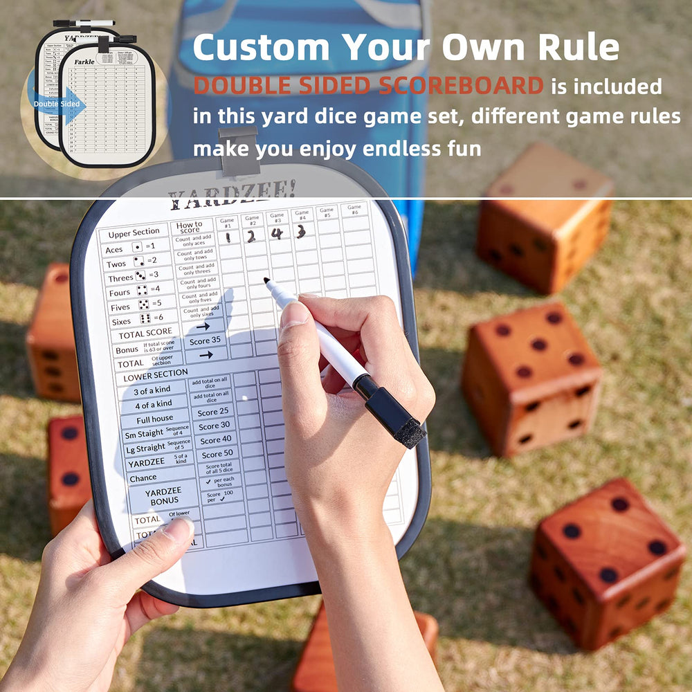 SpeedArmis weatherproof coating protects dice during outdoor play.