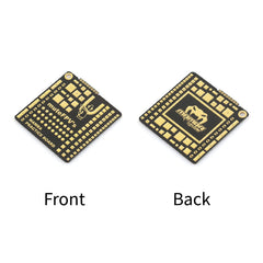 SPEEDY BEE Diatone Mamba board close-up solder joints for realistic practice.