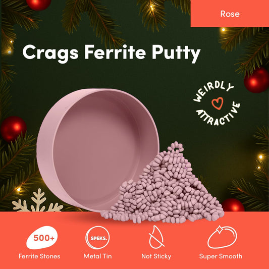 Closeup of Crags ferrite stones highlighting vibrant colors for sensory engagement.