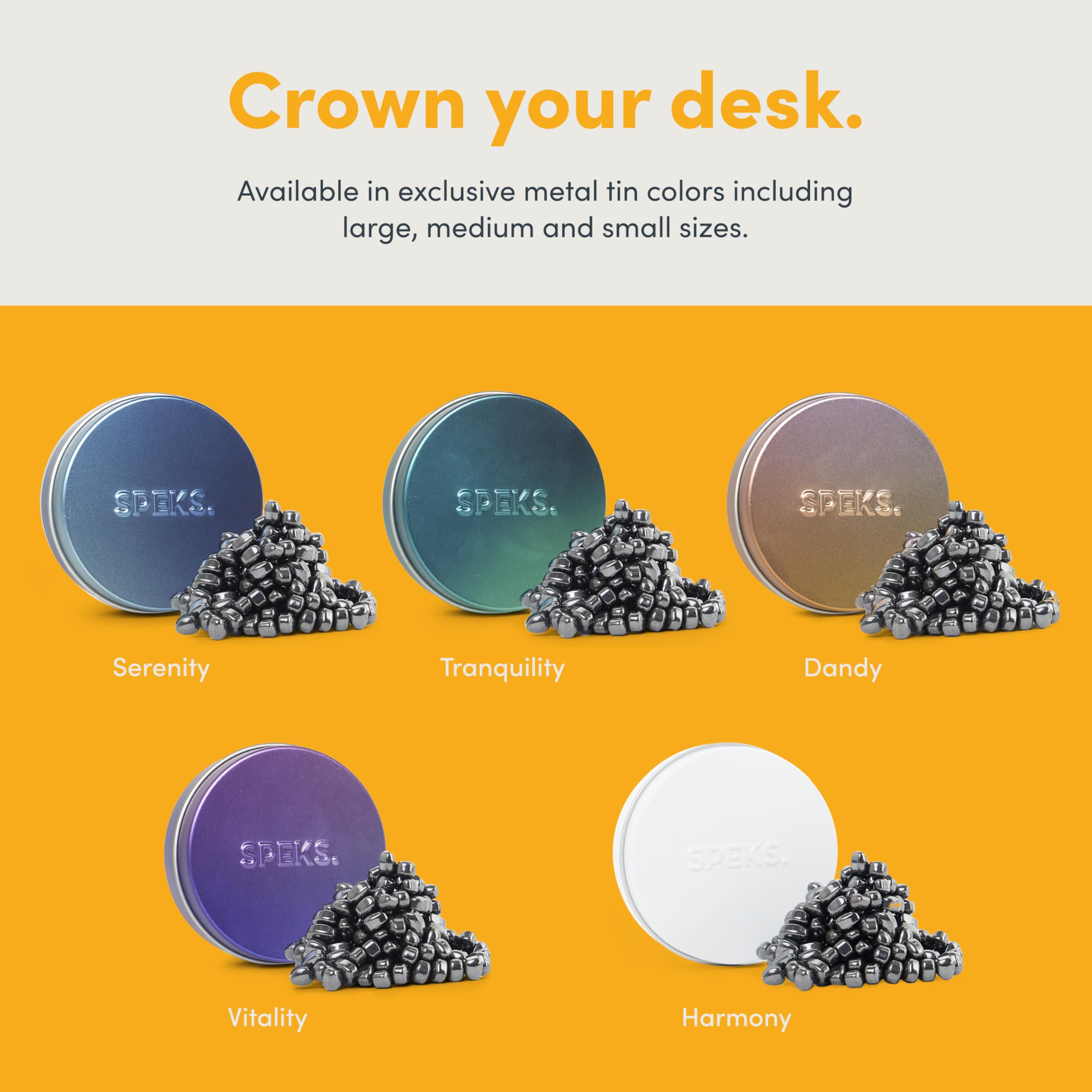 Speks Crags mess-free putty-like feel keeps your workspace tidy.