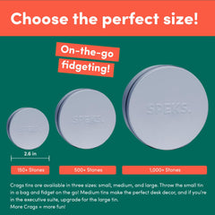 Speks Crags vibrant colors brighten any workspace.