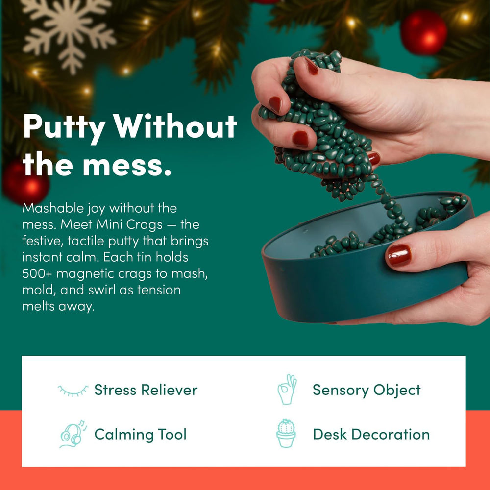 Speks Crags desk toy with vibrant stones brightens any workspace