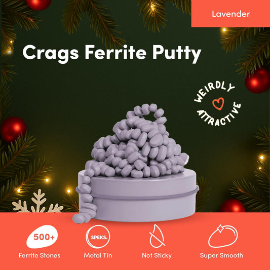 Speks Crags mash, mold, and stack ferrite stones during focused work