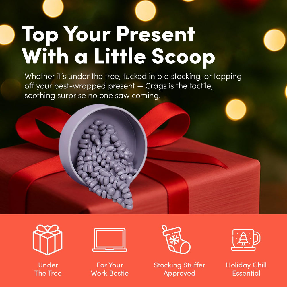 Lavender-tin packaging makes Speks Crags a stylish desk accessory