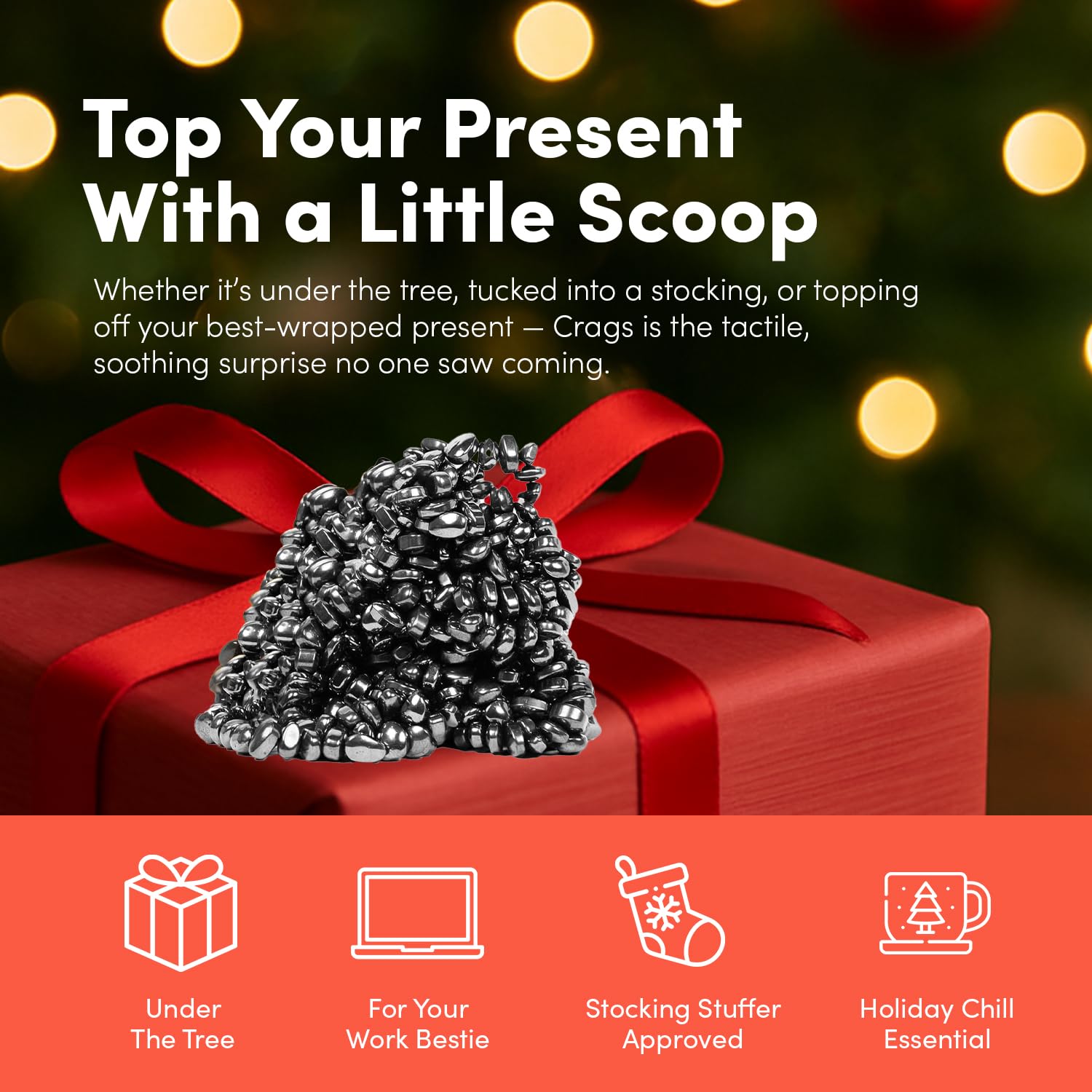 Speks Crags in action: arranging, rolling, and stacking ferrite stones.