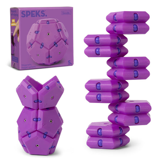 Speks Geode Gel-Filled Stress Ball front view for tactile focus at the desk