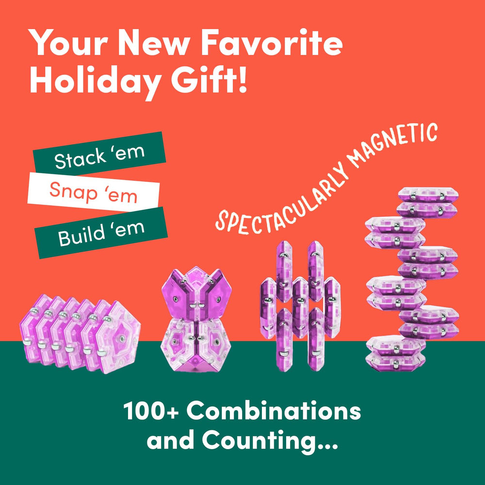 Speks Geode gel-filled stress ball with shimmering geode surface for visual appeal.