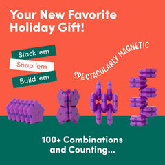 Speks Geode Gel-Filled Stress Ball showcasing snap-play and versatile builds
