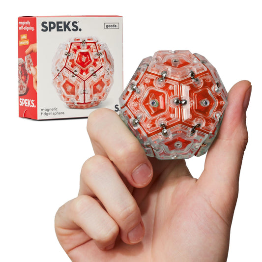 Speks Geode gel-filled stress ball sphere boosts focus during work and study