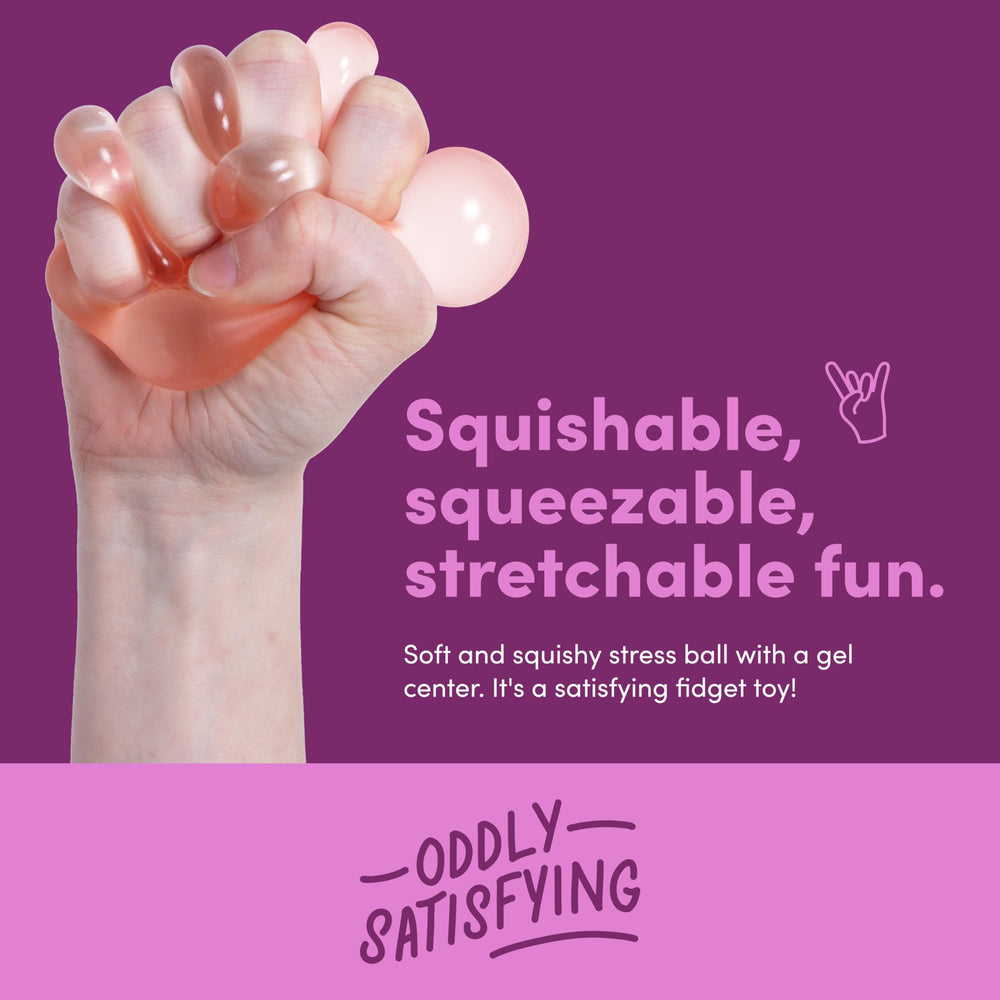 Speks Gump on desk highlights portable stress relief during work.