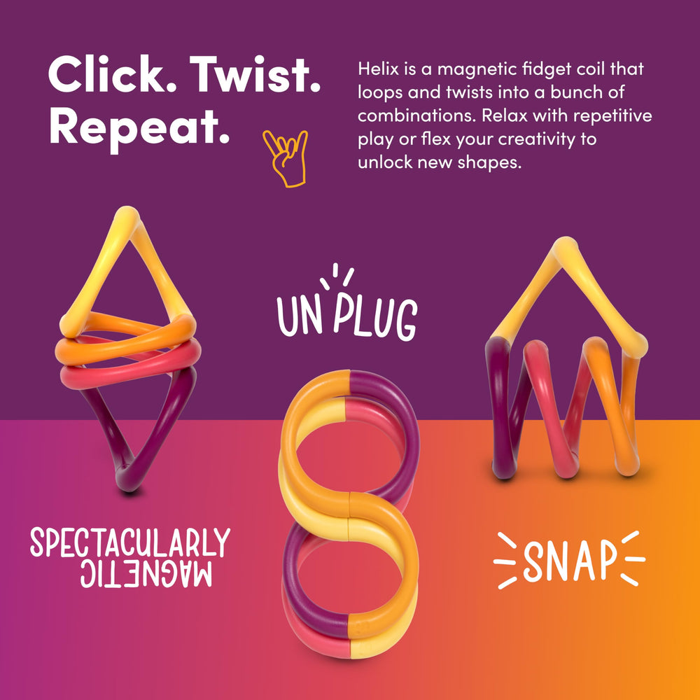 Speks Helix colorful design brightens workspace and mood.