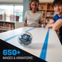 Sphero Bolt+ blocks with Python and JavaScript enable progressive learning.