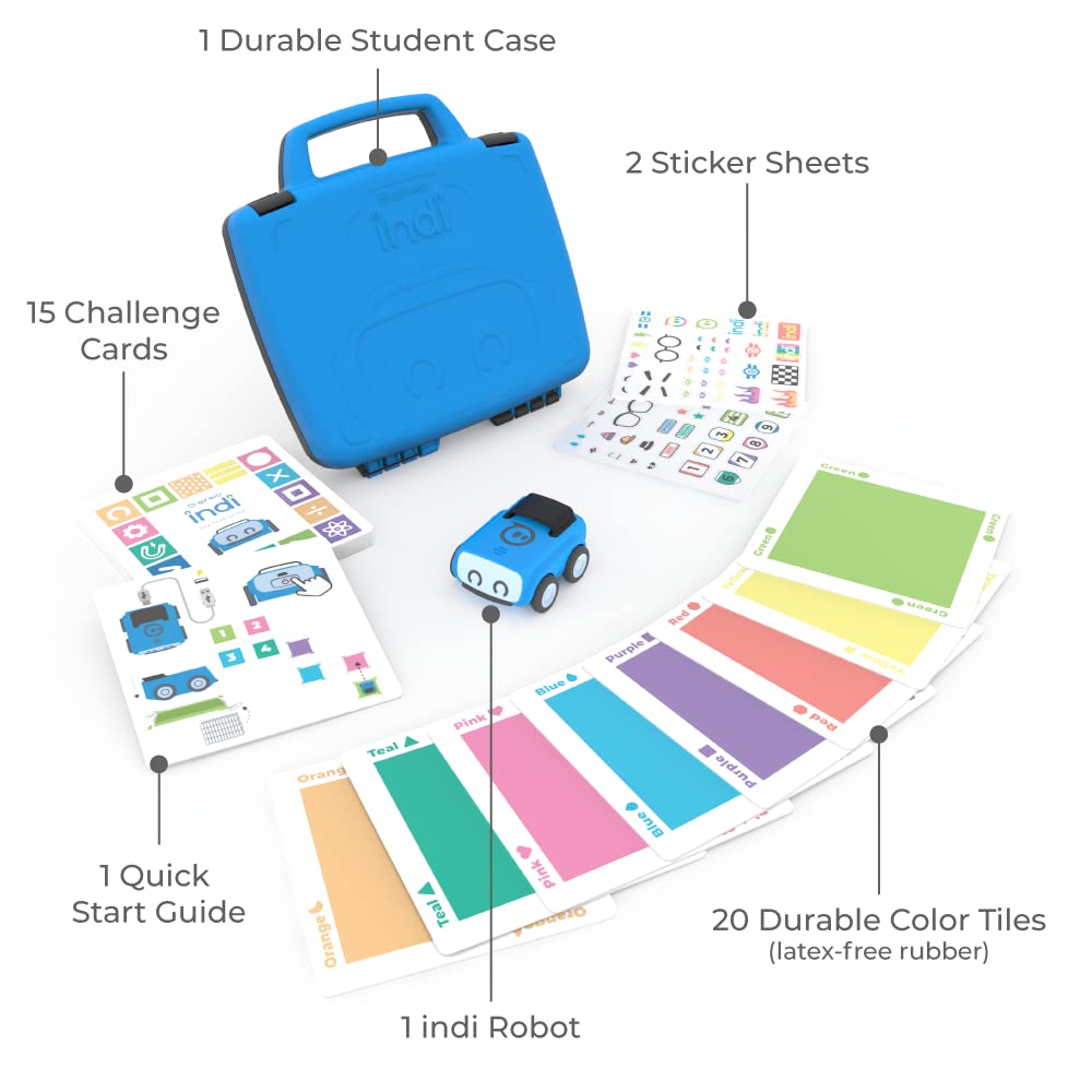 Sphero Indi screenless-first-steps setup helps kids learn coding basics through tiles.