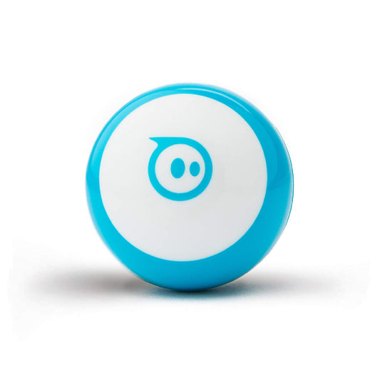 Sphero Mini blue ball with gyroscope and LED lights for interactive learning