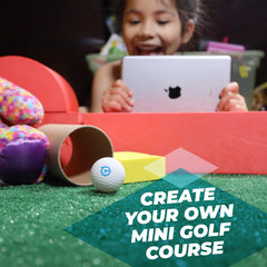 Sphero Mini Golf cones set up to create obstacle courses