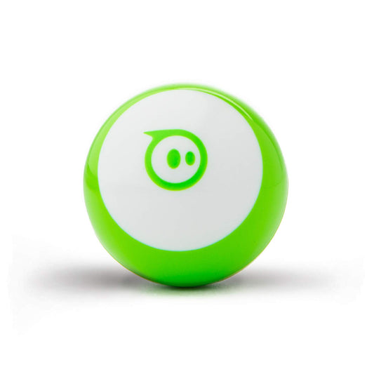 Sphero Mini Green ball with LED lights for beginner coding and interactive play.