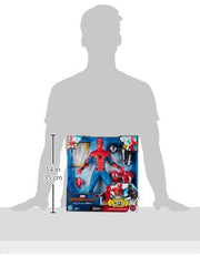 Spider-Man Far From Home movie-inspired deco adds authentic Marvel detail to any shelf.