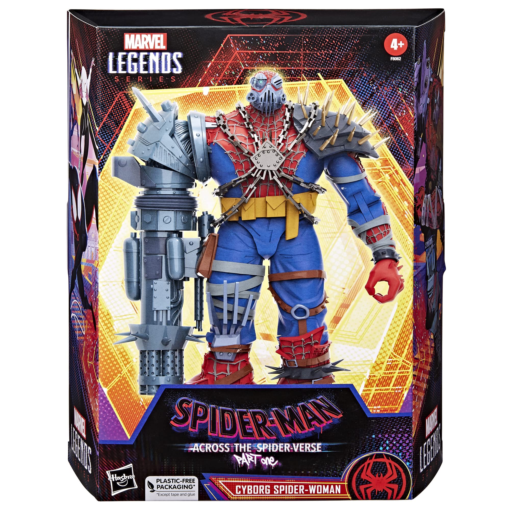 Cyborg Spider-Woman deluxe figure in 6-inch scale for poseable play.