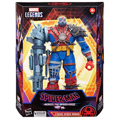 Cyborg Spider-Woman deluxe figure in 6-inch scale for poseable play.