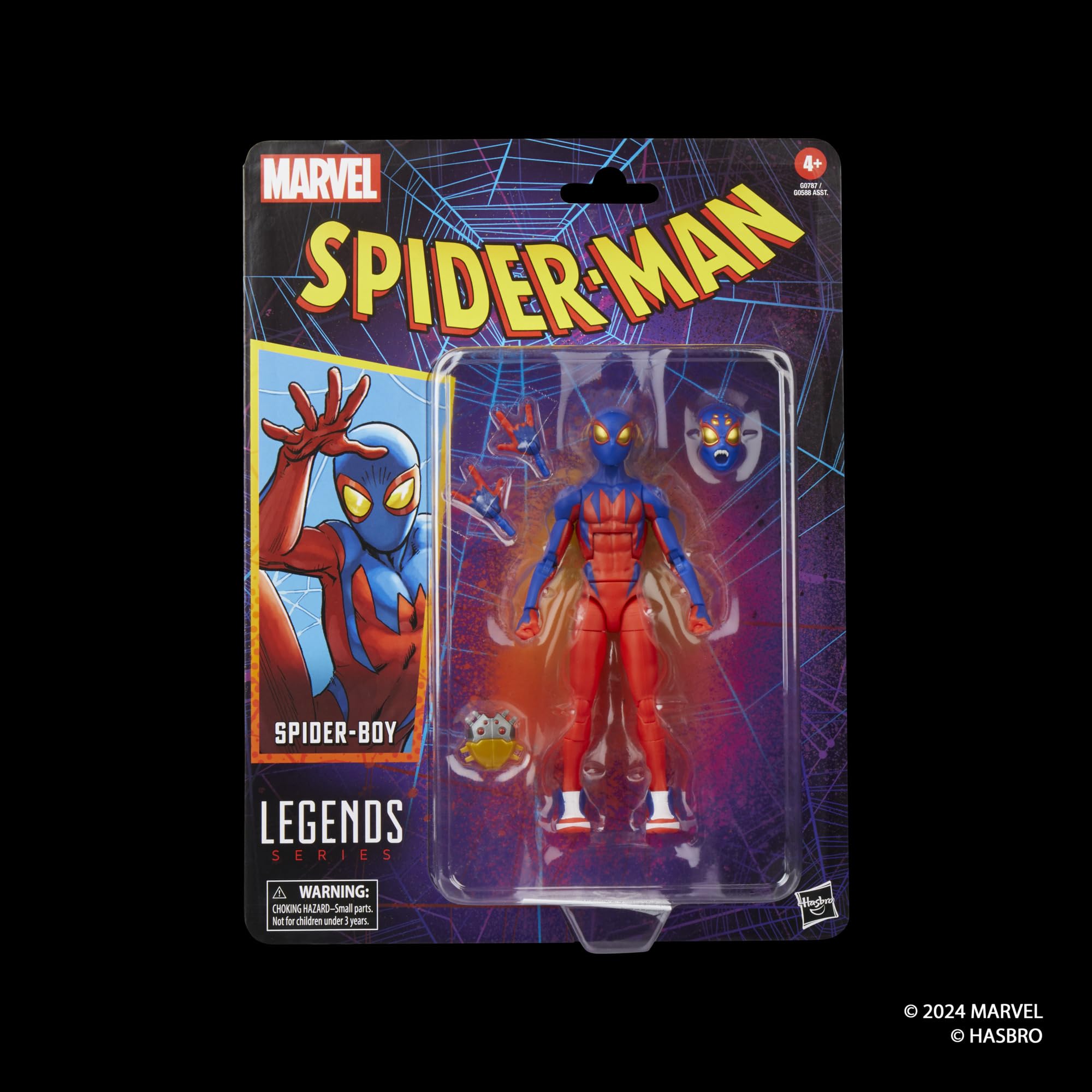 Spider-Man Spider-Boy alternate head for expressive posing and storytelling poses.