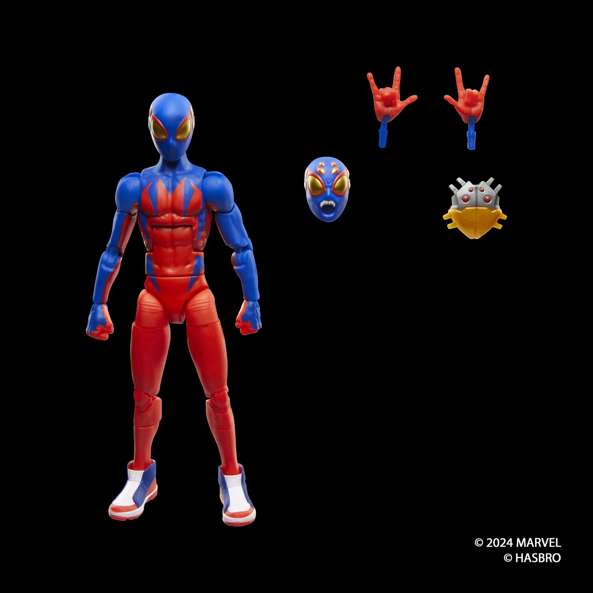 Spider-Man Spider-Boy included accessories expand display options and play scenarios.