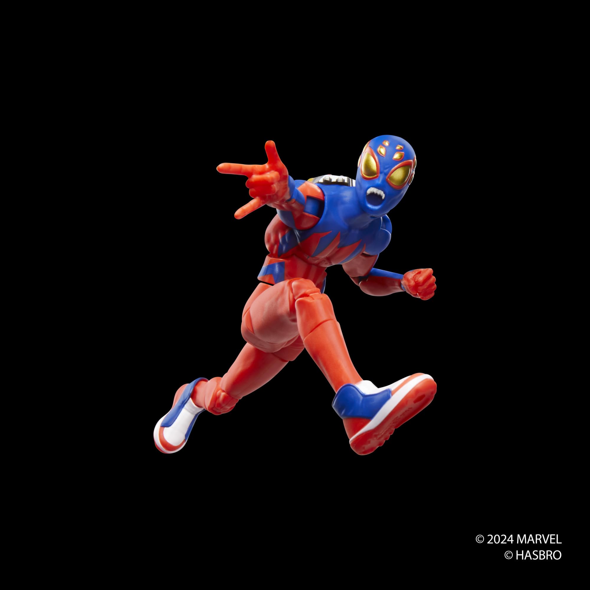Retro blister-card packaging reminiscent of classic Marvel Legends releases for display.