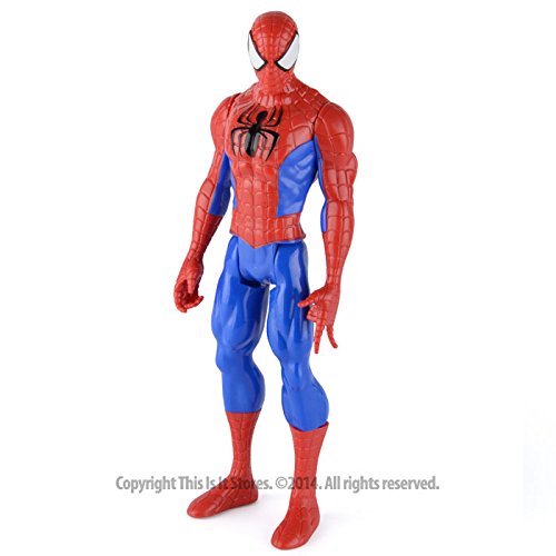Titan Series Spider-Man figure perfect for shelf displays and fan collections.